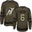 Adidas New Jersey Devils #6 Andy Greene Green Salute to Service Stitched NHL Jersey