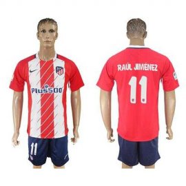 Atletico Madrid #11 Rual Jimenez Home Soccer Club Jersey