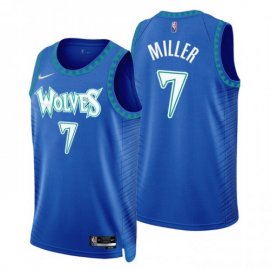 Minnesota Minnesota Timberwolves #7 Isaiah Miller Mens Nike Royal 2021/22 Swingman NBA Jersey – City Edition Mens