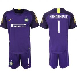 Inter Milan #1 Handanovic Purple Goalkeeper Soccer Club Jersey