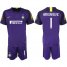 Inter Milan #1 Handanovic Purple Goalkeeper Soccer Club Jersey