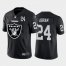 Las Vegas Raiders #24 Johnathan Abram Black Mens Nike Big Team Logo Player Vapor Limited NFL Jersey