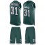 Nike Philadelphia Eagles #31 Nickell Robey-Coleman Green Team Color Mens Stitched NFL Limited Tank Top Suit Jersey