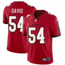 Tampa Bay Buccaneers #54 Lavonte David Mens Nike Red Vapor Limited Jersey