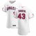 Los Angeles Angels #43 Patrick Sandoval Mens Nike White Home 2020 Authentic Player MLB Jersey
