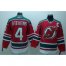New Jersey Devils #4 Scott Stevens Embroidered Red CCM Team Classic NHL Jersey