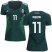 Womens Mexico #11 Aquino Home Soccer Country Jersey