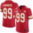 Nike Kansas City Chiefs #99 Khalen Saunders Red Team Color Youth Super Bowl LV Bound Stitched NFL Vapor Untouchable Limited Jersey