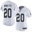 Nike Las Vegas Raiders #20 Damon Arnette White Womens Stitched NFL Vapor Untouchable Limited Jersey