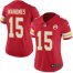Nike Kansas City Chiefs #15 Patrick Mahomes Red Team Color Womens Stitched NFL Vapor Untouchable Limited Jersey