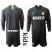 Inter Milan Blank Black Goalkeeper Long Sleeves Kid Soccer Club Jersey
