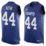 Nike New York Giants #44 Doug Kotar Royal Blue Team Color Mens Stitched NFL Limited Tank Top Jersey