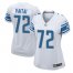 Nike Detroit Lions #72 Halapoulivaati Vaitai White Womens Stitched NFL Elite Jersey