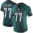 Nike Philadelphia Eagles #77 Andre Dillard Midnight Green Team Color Womens Stitched NFL Vapor Untouchable Limited Jersey