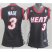 Cheap Women Miami Heat 3# Dwyane Wade Black NBA Jerseys