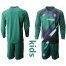 Chelsea Blank Light Blue Goalkeeper Long Sleeves Kid Soccer Club Jersey