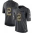 Indianapolis Colts #2 Carson Wentz Black Mens Stitched NFL Limited 2016 Salute to Service Jersey
