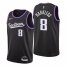 Sacramento Sacramento Kings #8 Maurice Harkless Mens Nike Black 2021/22 Swingman NBA Jersey – City Edition Mens