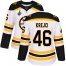 Adidas Boston Bruins #46 David Krejci White Road Authentic Stanley Cup Final Bound Womens Stitched NHL Jersey