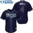 Tampa Bay Rays #4 Blake Snell Dark Blue Cool Base Stitched Youth MLB Jersey