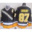 Pittsburgh Penguins #87 Sidney Crosby Black/Yellow CCM Throwback Stitched NHL Jersey