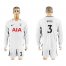 Tottenham Hotspur #3 Rose Home Long Sleeves Soccer Club Jersey