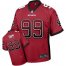 Nike Tampa Bay Buccaneers #99 Warren Sapp Red Team Color Mens Stitched NFL Elite Drift Fashion Jersey
