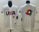 Mens USA Baseball 2023 White World Baseball Big Logo With Patch Classic Replica Stitched Jerseys