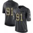 Nike Detroit Lions #91 AShawn Robinson Black Mens Stitched NFL Limited 2016 Salute To Service Jersey