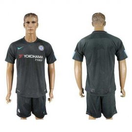 Chelsea Blank Black Soccer Club Jersey