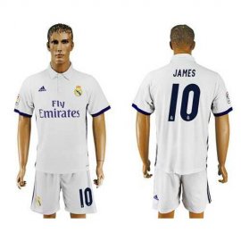 Real Madrid #10 James White Home Soccer Club Jersey