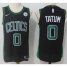 Mens Nike Boston Celtics #0 Jayson Tatum Black NBA Swingman Statement Edition Jersey