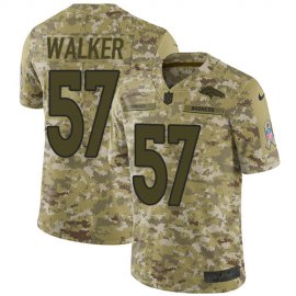 Nike Denver Broncos #57 Demarcus Walker Camo Mens Stitched NFL Limited 2018 Salute To Service Jersey