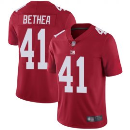 Nike New York Giants #41 Antoine Bethea Red Alternate Mens Stitched NFL Vapor Untouchable Limited Jersey