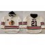 Chicago Blackhawks #21 Stan Mikita Cream Heavyweight Pullover Hoodie Stitched NHL Jersey