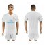 Real Madrid Blank White Home Soccer Club Jersey