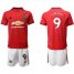 Manchester United #9 Lukaku Red Home Soccer Club Jersey