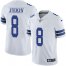 Nike Dallas Cowboys #8 Troy Aikman White Mens Stitched NFL Vapor Untouchable Limited Jersey