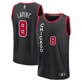 Zach LaVine Chicago Bulls Fanatics Branded Unisex 2023/24 Fast Break Jersey – Black – City Edition