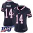 Nike Buffalo Bills #14 Stefon Diggs Navy Womens Stitched NFL Limited Inverted Legend 100th Season Jersey