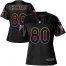 Nike Tampa Bay Buccaneers #80 O. J. Howard Black Womens NFL Fashion Game Jersey