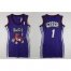 Women Toronto Raptors #1 Tracy Mcgrady Purple Dress Stitched NBA Jersey