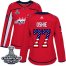 Adidas Washington Capitals #77 T.J. Oshie Red Home Authentic USA Flag Stanley Cup Final Champions Womens Stitched NHL Jersey