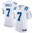 Indianapolis Colts #7 Jacoby Brissett Mens Nike White 2020 Vapor Limited Jersey