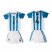 Argentina #4 Gino Home Kid Soccer Country Jersey