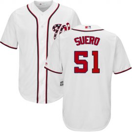 Washington Nationals #51 Wander Suero White New Cool Base Stitched Youth MLB Jersey