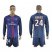 Paris Saint-Germain #24 Verratti Home Long Sleeves Soccer Club Jersey