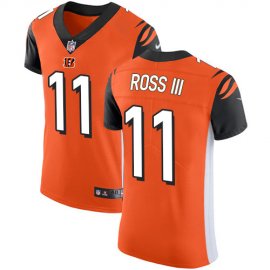 Nike Cincinnati Bengals #11 John Ross III Orange Alternate Mens Stitched NFL Vapor Untouchable Elite Jersey