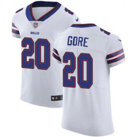 Nike Buffalo Bills #20 Frank Gore White Mens Stitched NFL Vapor Untouchable Elite Jersey