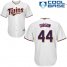 Minnesota Twins #44 Kyle Gibson White Cool Base Stitched Youth MLB Jersey